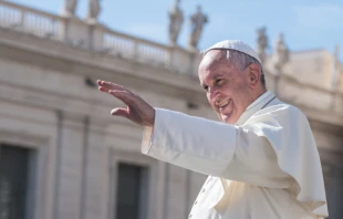 Pope Francis, pictured in St. Peter’s Square Oct. 22, 2016. Credit: Mazur/catholicnews.org.uk.