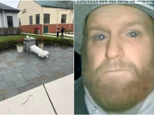 Downingtown Police are searching for a suspect who vandalized four statues at St. Joseph Parish over the weekend of Dec. 10 and Dec. 11.