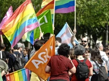 An LGBT rally in Portugal. Credit: Pedro Ribeiro Simões via Flickr  (CC BY 2.0).