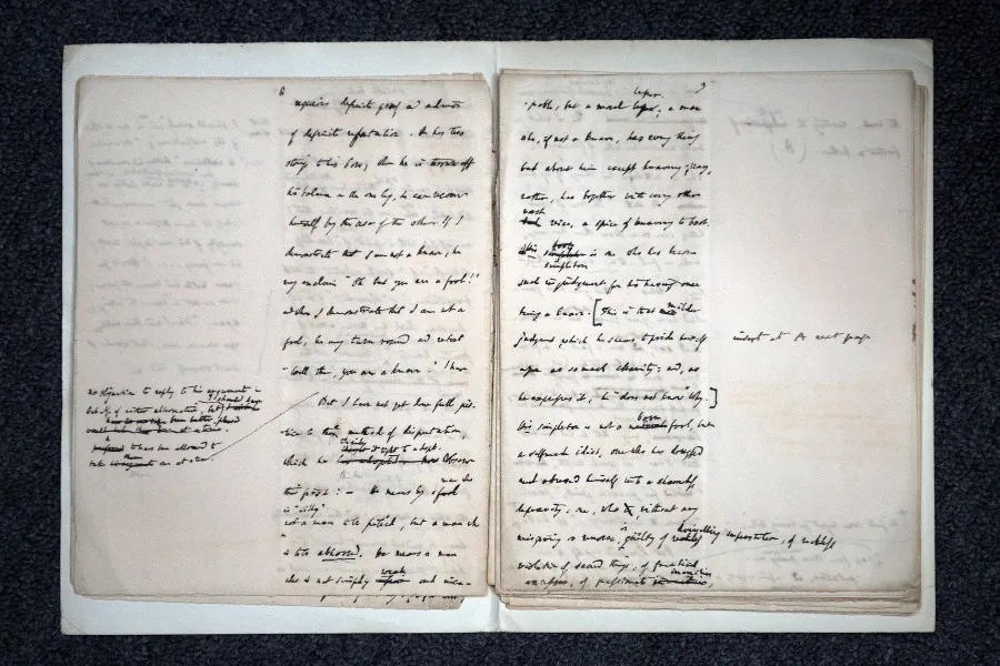 The manuscript of Newman’s “Apologia Pro Vita Sua” at the Birmingham Oratory in England. ?w=200&h=150