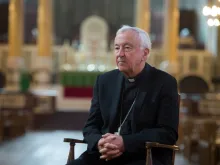 Cardinal Vincent Nichols at Westminster Cathedral, London, on June 9, 2020.