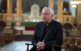 Cardinal Vincent Nichols at Westminster Cathedral, London, on June 9, 2020. 