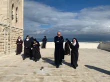 Patriarch Pierbattista Pizzaballa visits Stella Maris Monastery on Mount Carmel in Haifa, Israel. Photos: Latin Patriarchate of Jerusalem.