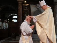 The ordination of Jonathan Goodall (former Anglican bishop) to the Catholic priesthood in Westminster Cathedral, London, March 12, 2022.