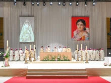 The beatification of Pauline Jaricot in Lyon, France, on May 22, 2022.