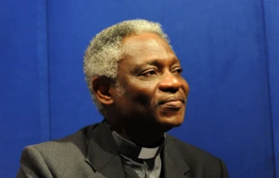 Cardinal Peter Turkson, prefect of the Dicastery for Promoting Integral Human Development, in London, England, on March 14, 2011. Credit: Mazur/catholicchurch.org.uk. null