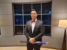 Miguel Flores, 30, a Knight of Columbus from North Carolina