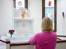 The Adoration Chapel at St. Peter's Catholic Church in Beaufort, South Carolina.