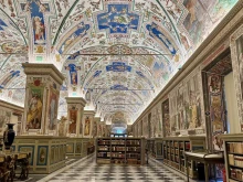 The Sistine Hall of the Vatican Apostolic Library.