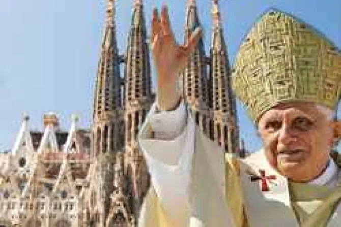 7 26 2010 Pope Sagrada Familia