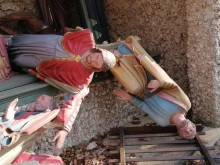 In March 2022, these Stations of the Cross in the diocese of Augsburg, southern Germany, were vandalized.