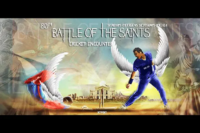 80th Battle of Saints in Sri Lanka Banner Credit St Josephs College Facebook CNA 3 10 14
