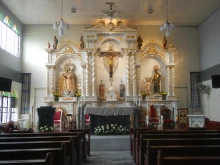 Mary, Comforter of the Afflicted Parish Church in Maricaban, Pasay City, in the Philippines.