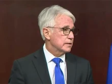 Los Angeles District Attorney George Gascón at a press conference Wednesday