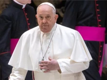 Pope Francis at the General Audience at the Vatican on Dec. 6, 2023.