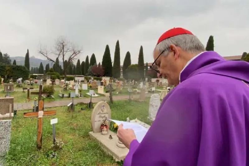 Catholics can get an indulgence for the dead by praying at a cemetery any day this November