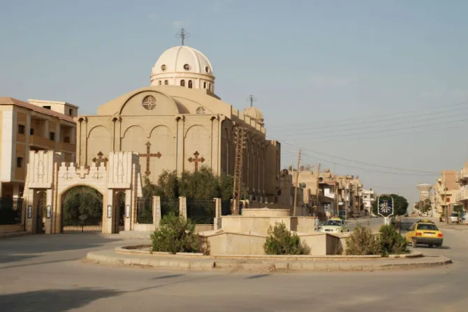 A Christian church in Al Hasakah Syria Credit Bertramz via Wikimedia CC BY 30 CNA