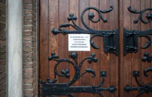 A Dutch church closed because of the global Coronavirus pandemic.   Jasper Suijten/shutterstock.