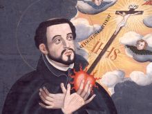 A 17th-century Japanese depiction of St. Francis Xavier from the Kobe City Museum collection.
