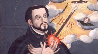 A 17th-century Japanese depiction of St. Francis Xavier, from the Kobe City Museum collection.