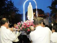 A Marian Procession with members of Risen Christ Parish in Singapore. 