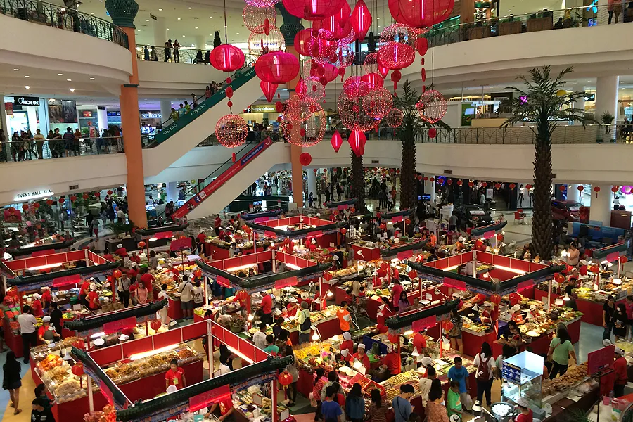 A Thai shopping mall decorated for Lunar New Year. ?w=200&h=150