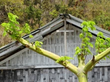 A church in rural Bangladesh. 