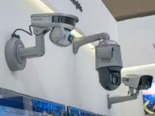 A display of CCTV products from Hikvision at the Smart China Expo in Chongqing, Aug. 29, 2019. Hikvision was among the firms blacklisted by the US government this week. 