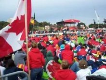 A group of Canadian youth at WYD 2008 in Sydney, Australia