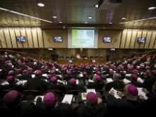 One of the Oct. 10, 2012 sessions at the Synod on Evangelisation in Vatican City. 