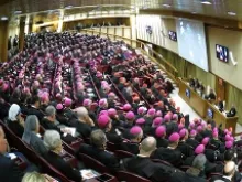 A shot from an Oct. 12, 2012 session of the Synod on Evangelization. 