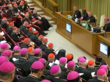  A session of the Synod on the New Evangelization, October 12, 2012. 