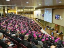 A session of the Synod on the New Evangelization, October 12, 2012. 