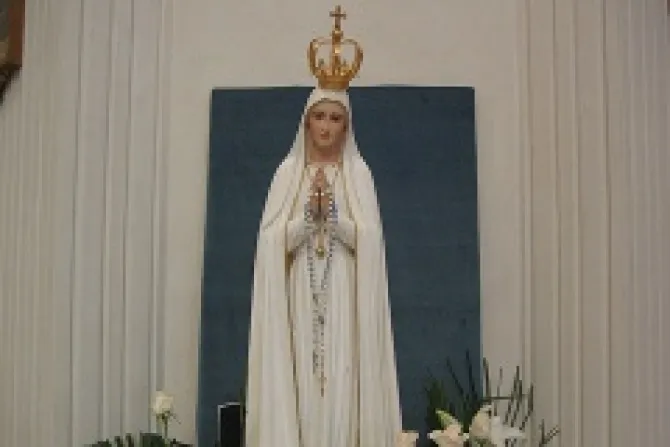 A statue of Our Lady at the Church of St Thomas of Villanueva on April 7 2014 Credit Lucia Fiore CNA CNA 4 8 14