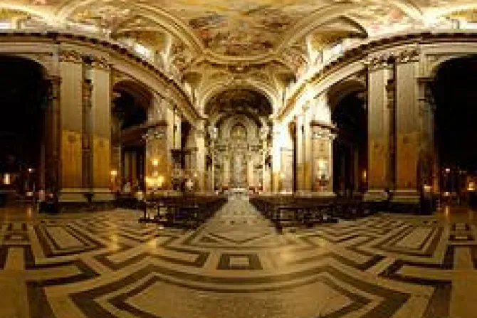 A view from inside the Basilica dei Santi XII Apostoli