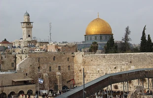 A view of Jerusalem with the Dome of the Rock and the Wailing Wall.   Maria Lozano/Aid to the Church in Need.