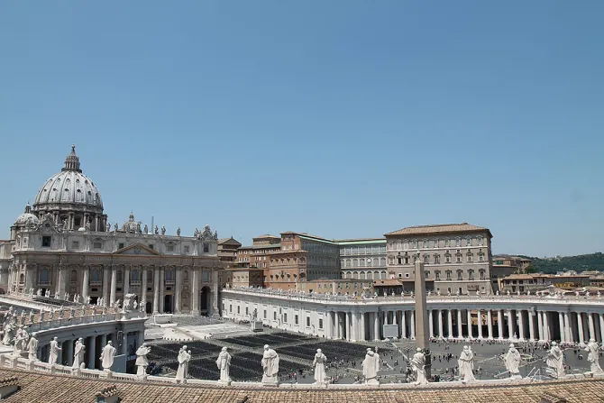 A view of St Peters Basilica 1 from the roof of a nearby building on June 5 2015 Credit Bohumil Petrik CNA 6 5 15