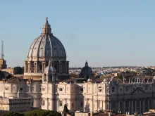 A view of St. Peter's Basilica in Vatican City Jan. 25, 2015. 