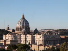 A view of St. Peter's Basilica in Vatican City, Jan. 25, 2015. 