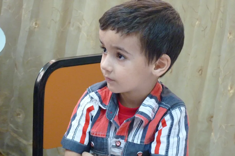A young Syrian refugee at school in Ramtha, Jordan. ?w=200&h=150