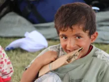 A young refugee in Erbil, Iraq. 