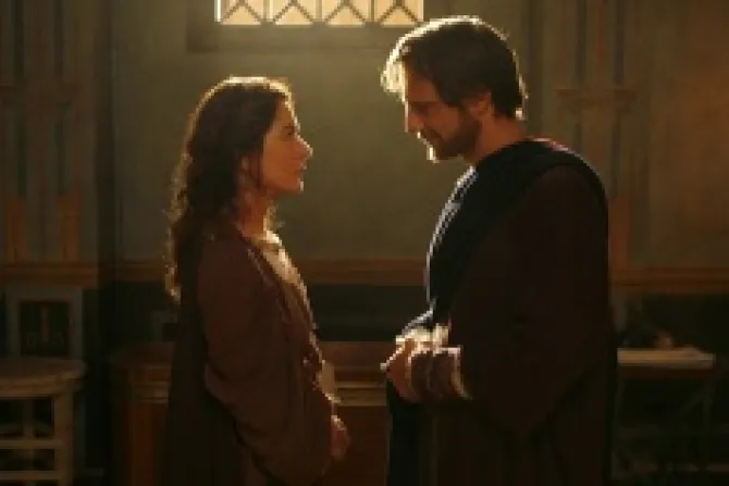 A younger Augustine and his mother Monica in a scene from Restless Heart The Confessions of Augustine Credit Ignatius Press CNA500x315 US Catholic News 7 30 12