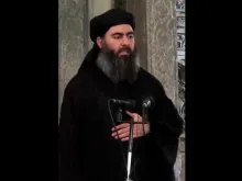 Abu Bakr al-Baghdadi, caliph of the Islamic State. 