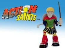 Action Saints' St. Michael the Archangel figure