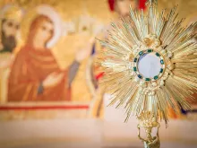 Adoration of the Most Holy Eucharist. 