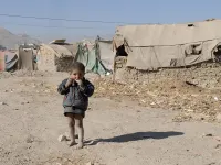 Afghan refugee. 