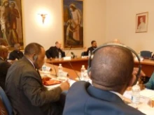  African ambassadors attend the March 26, 2012 conference hosted by the Pontifical Council for Culture.