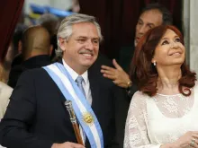 Alberto Fernandez assumes the office of President of Argentina, Dec. 10, 2019. 