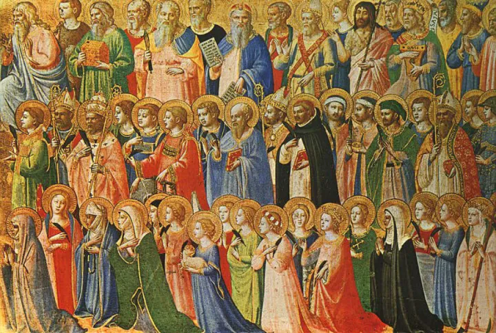 The Forerunners of Christ with Saints and Martyrs / Artist – Fra Angelico – public domain