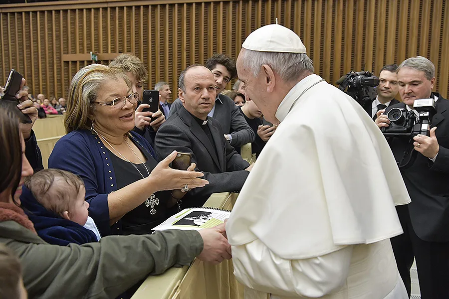 Alveda King meets with Pope Francis in Vatican City on Dec. 13, 2017. ?w=200&h=150